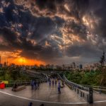 عکس پل طبیعت تهران