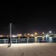 پیاده روی شبانه در اسکله تفریحی کیش