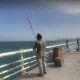 ماهی گیری در اسکله تفریحی کیش
