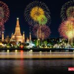 معبد وات آرون بانکوک در سال جدید بودایی