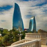 عکس برج های شعله آذربایجان