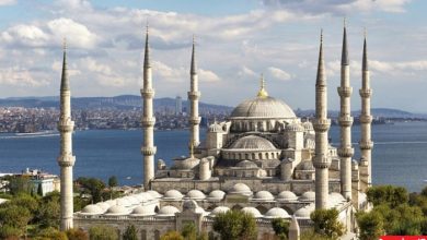 نمای هوایی مسجد سلیمانیه استانبول