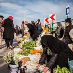 سبزیجات بازار روز آمل