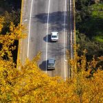 جاده گردنه حیران در پاییز