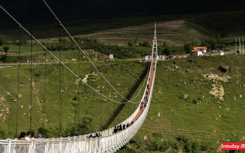 پل معلق مشگین شهر | Meshginshahr suspension bridge