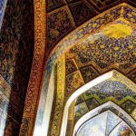 تزئینات مسجد شیخ لطف الله اصفهان