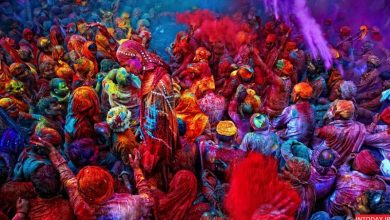 تصاویر جشنواره هولی بمبئی | جشن رنگ هندوستان