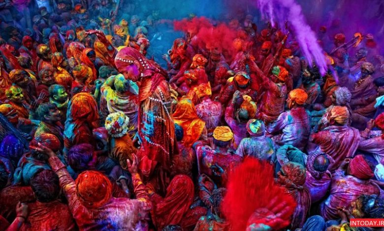 تصاویر جشنواره هولی بمبئی | جشن رنگ هندوستان