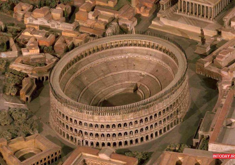 کولوسئوم رم محل مبارزه گلادیاتورهای روم باستان ☀️ این تودی