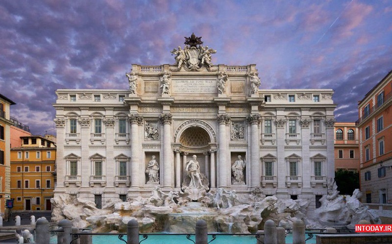 عکس فواره تروی رم در ایتالیا