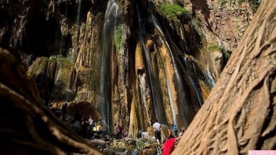تصاویر آبشار مارگون سپیدان