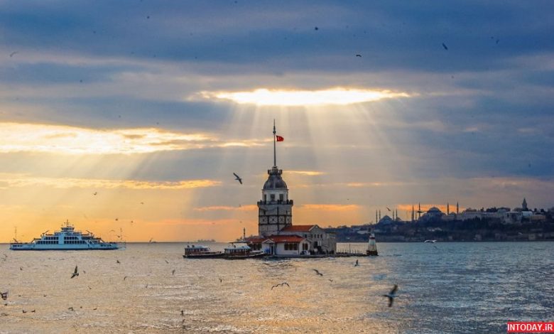 عکس برج دختر استانبول