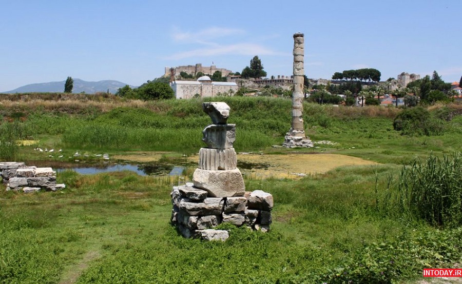 عکس معبد آرتمیس ازمیر