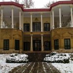 کوشک احمدشاهی کاخ نیاوران در زمستان