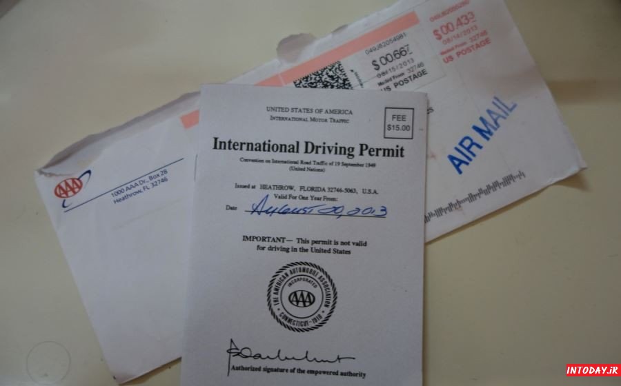 گواهینامه رانندگی بین المللی