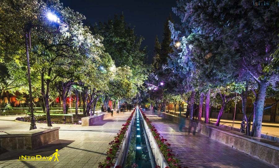 باغ ایرانی از تفریحات شبانه تهران