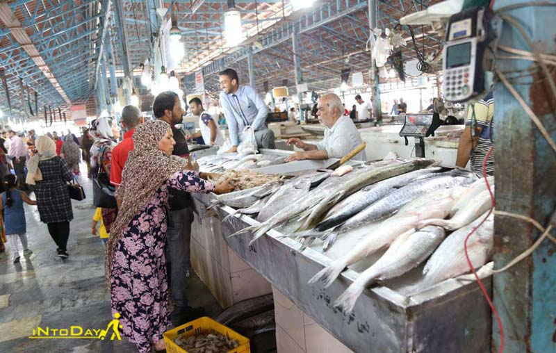 بازار ماهی فروشان در بندرعباس