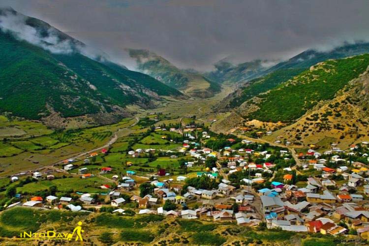 روستای انگاس در اطراف نوشهر