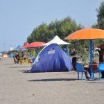 کمپ چادر در ساحل گیسوم