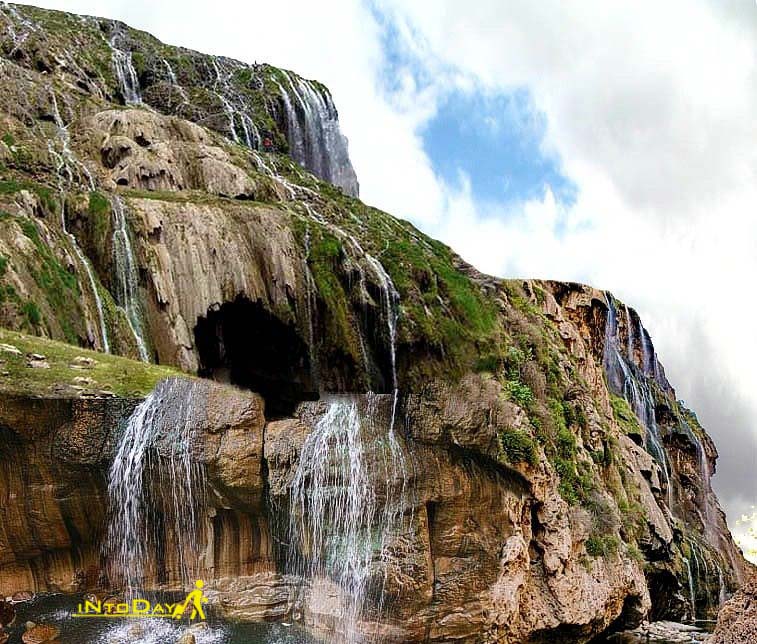 آبشار کمردوغ قلعه رئیسی در کهکیلویه و بویراحمد
