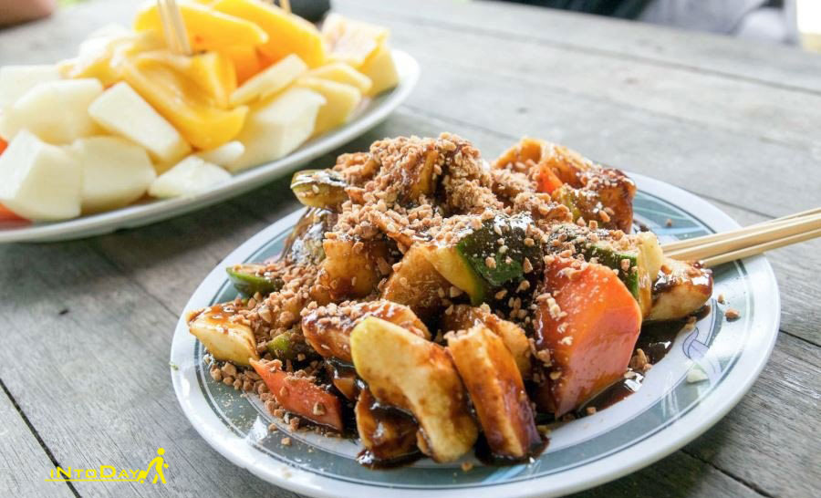 روجاک از غذاهای خیابانی مالزی