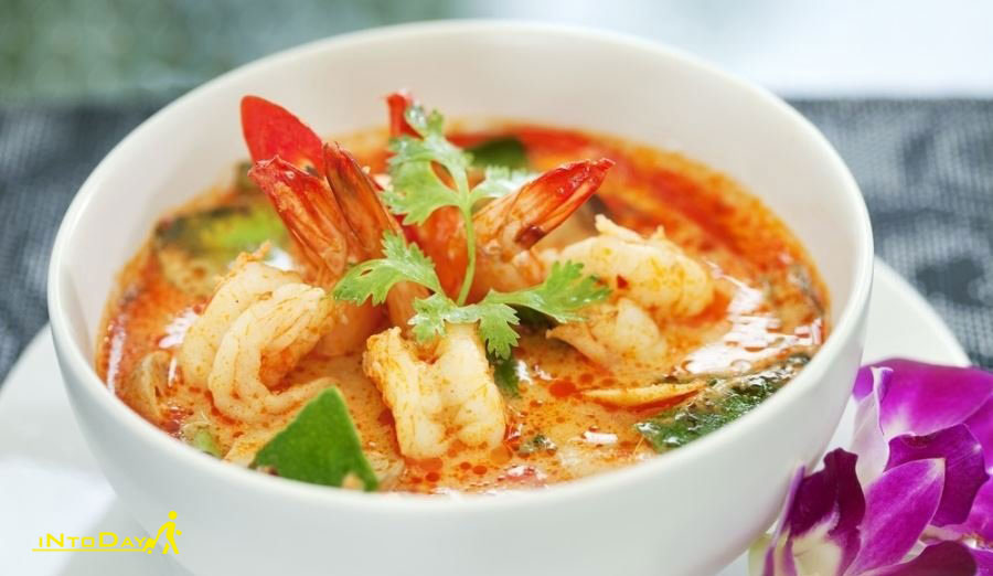 سوپ تام یام از غذاهای تایلندی