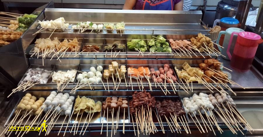لوک لوک از غذاهای خیابانی مالزی