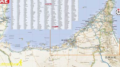 فاصله دبی تا شهرهای امارات
