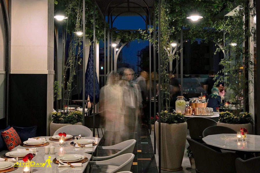 رستوران تراس از جاهای دیدنی و لاکچری تهران