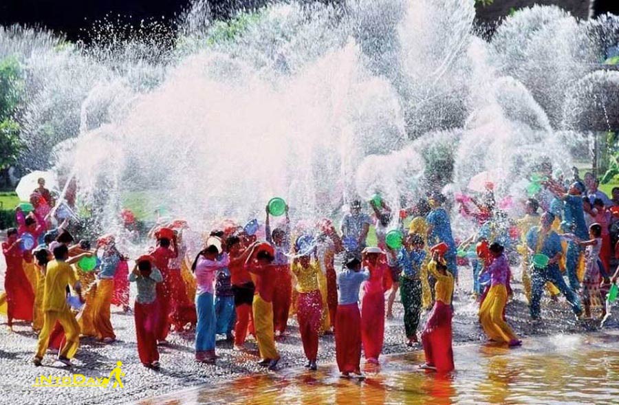 عکس فستیوال آب تایلند