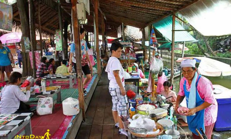 بازار شناور بانگ نام پئونگ بانکوک