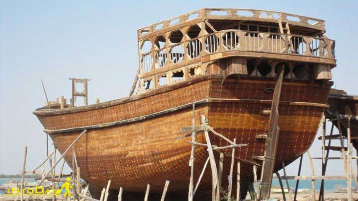 قایق و لنج سازی از صنایع دستی بوشهر