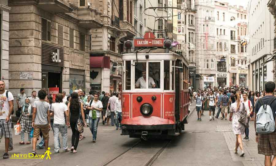 تراموای خیابان استقلال استانبول