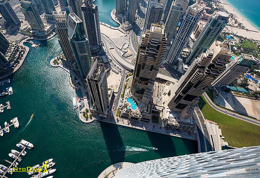 شهر دبی از برج خلیفه