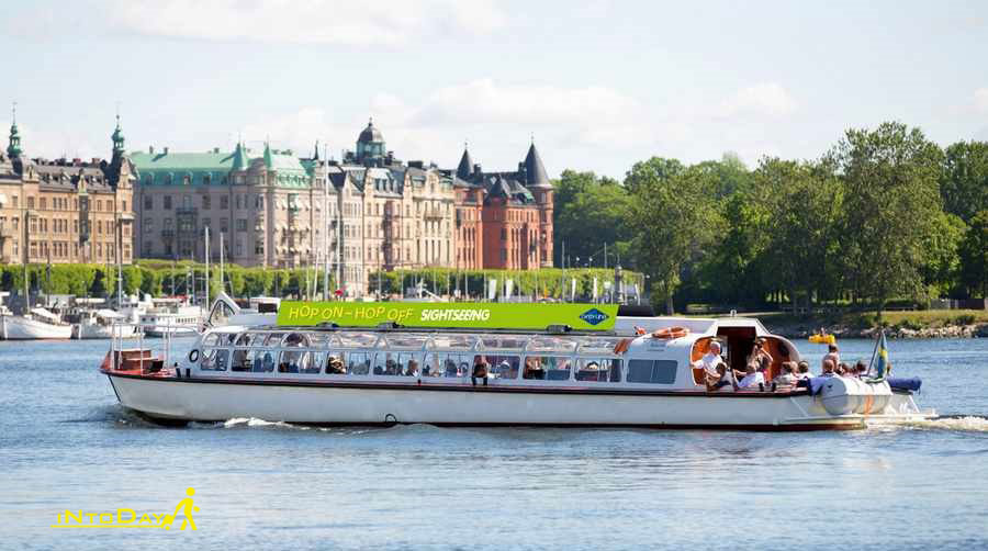 قایق سواری در استکهلم