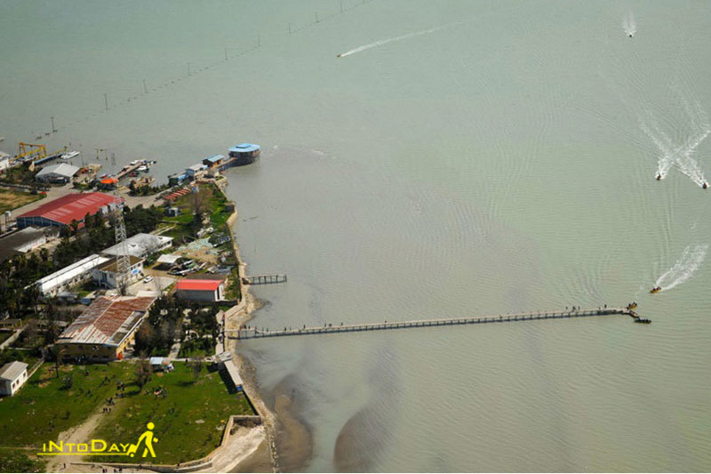 عکس هوایی جزیره آشوراده
