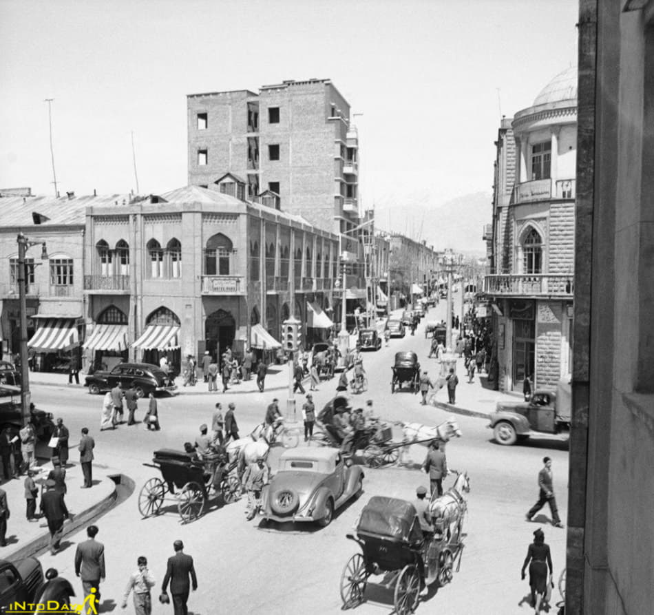 عکس قدیمی از خیابان جمهوری تهران