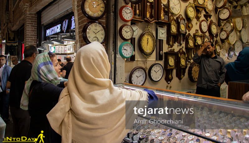 راسته ساعت فروش ها در بازار تهران