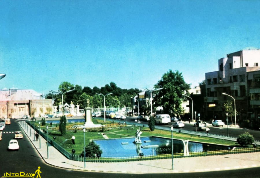 عکس تاریخی از میدان بهارستان