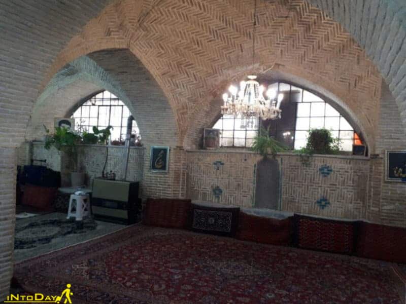 داخل مسجد شبستان سنجان