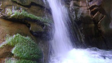 آبشار تنگ تاهران بم