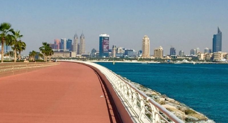 مسیر پیاده روی جمیرا دبی
