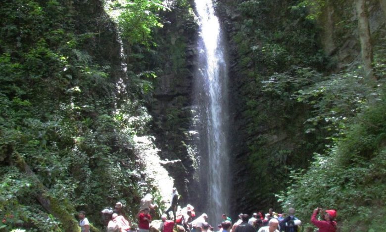بازدید از آبشار دریابن اسالم