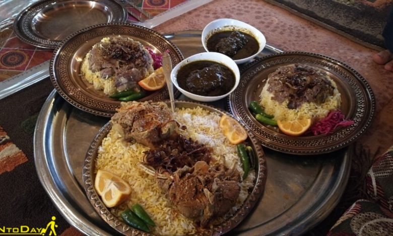 غذاهای لبنانی در مضیف حاج عبدالله 