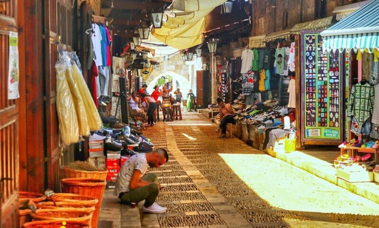 مغازه های بازار قدیم جبیل