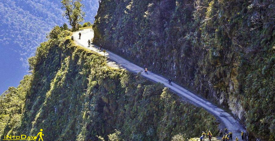 1 - جاده یونگاس بولیوی ( North Yungas ) 67 کیلومتر