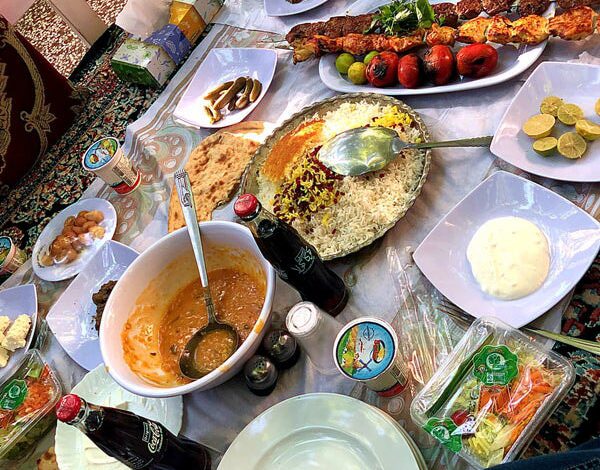 منوهای رستوران حسین شیشلیکی شاندیز