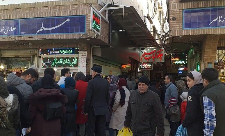 صف های طولانی در چلوکبابی مسلم تهران