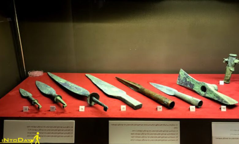 اشیای عتیقه باستانی در موزه گرگان