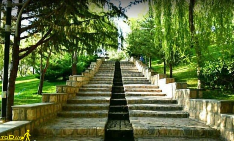 مسیرهای پیاده روی زیبا در پارک محمد رسول الله